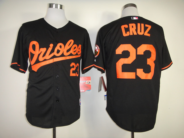 Men Baltimore Orioles #23 Cruz Black MLB Jerseys->baltimore orioles->MLB Jersey